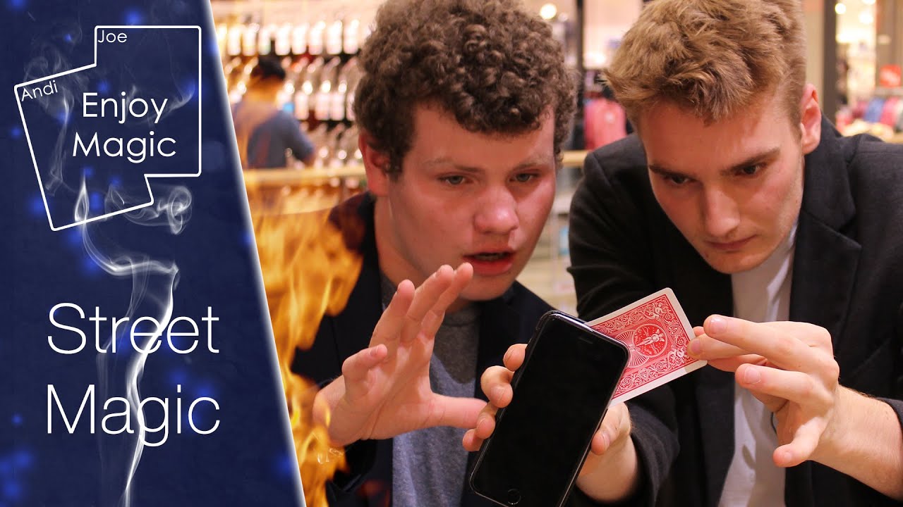 Handy Zauberei mit Jakob Schalk im Allgäu Forum Kempten || Street Magic || Enjoy Magic ||