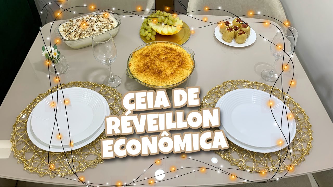 CEIA DE RÉVEILLON GASTANDO POUCO