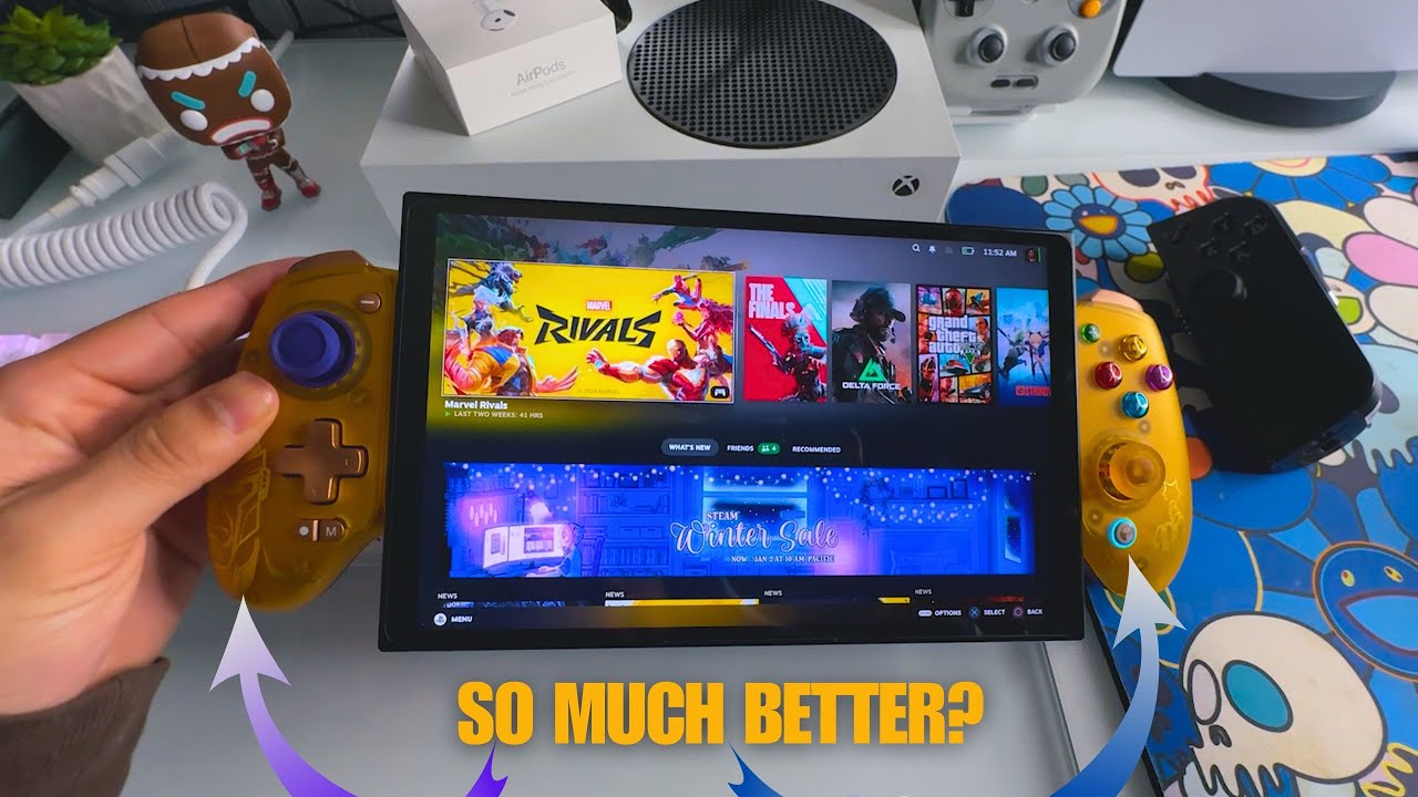 What if The Legion GO had BETTER controllers? (feat. Gamesir G8 Plus)