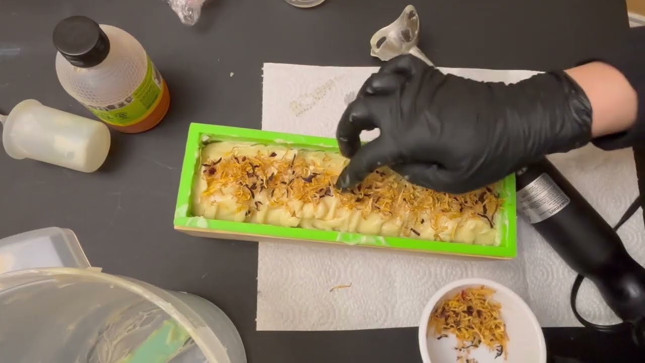 Raw uncut soap making