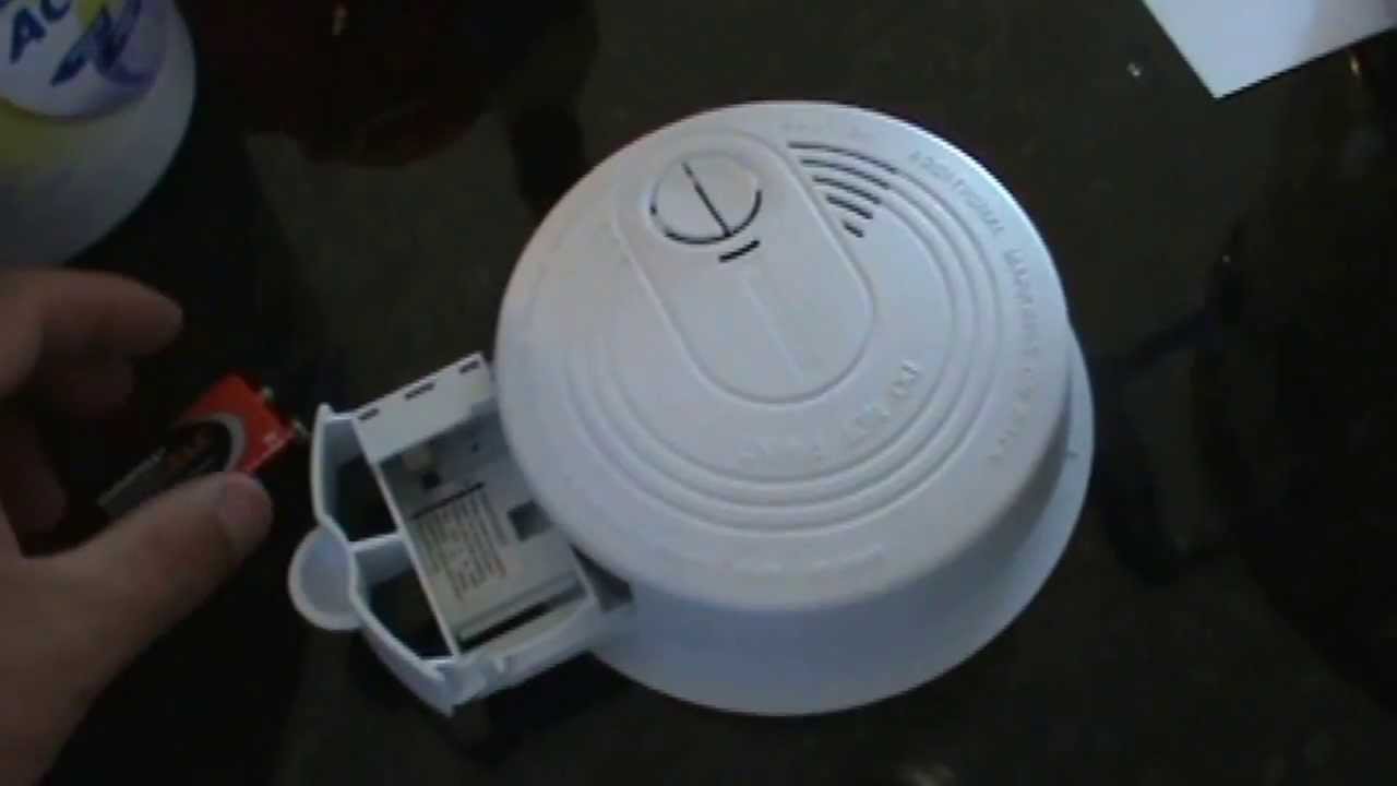 How to stop the smoke detector from chirping or beeping See Description