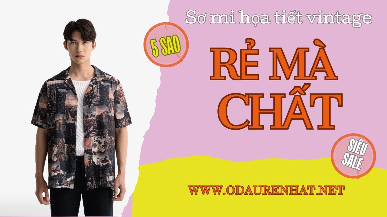 Áo sơ mi nam ROWAY vải lụa thoáng mát không nhăn Sơ mi họa tiết vintage giá rẻ nhất Shopee