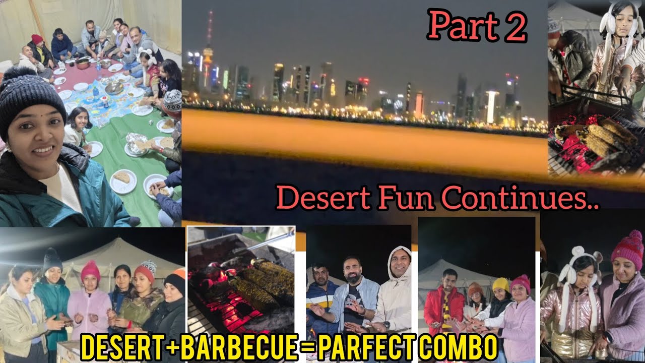 Desert Fun Continues || Ride ke bad hmne ki ek amazing BBQ party in desert 🔥🏜️ || SinghsapnaDK ||