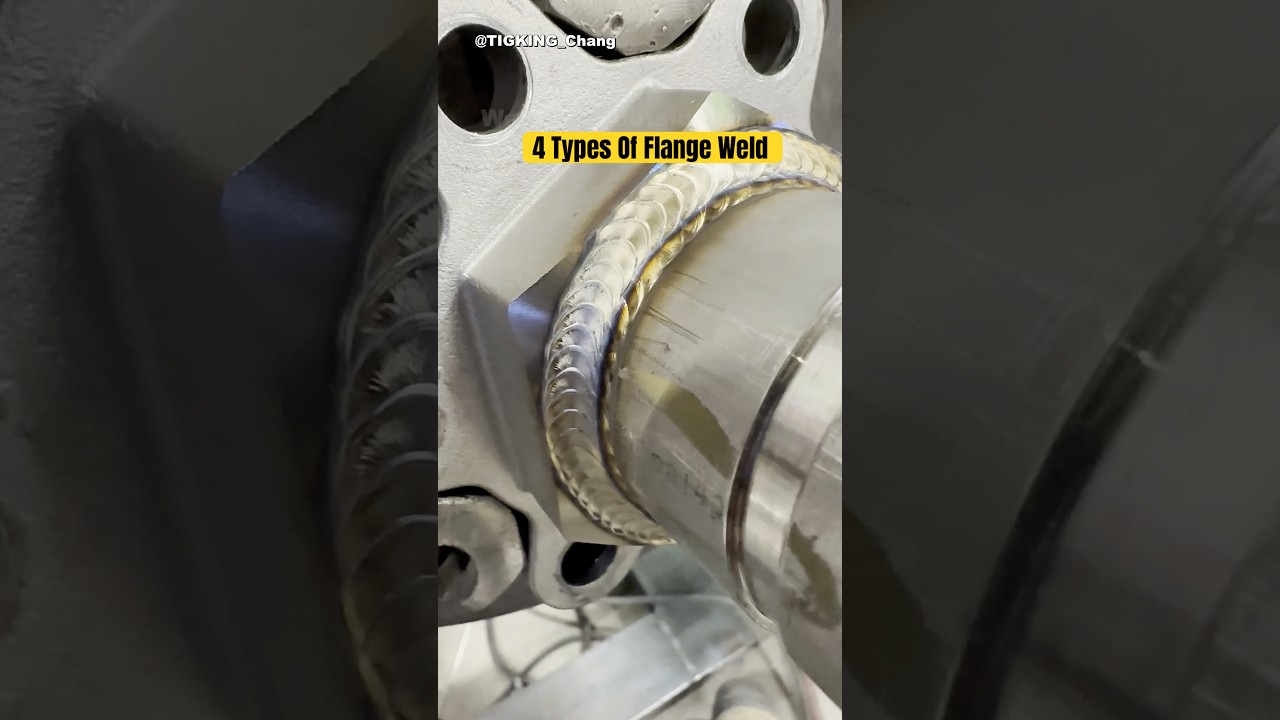 4 Types of flange welding. Slip-on, Weld neck, Socket, Lap Joint