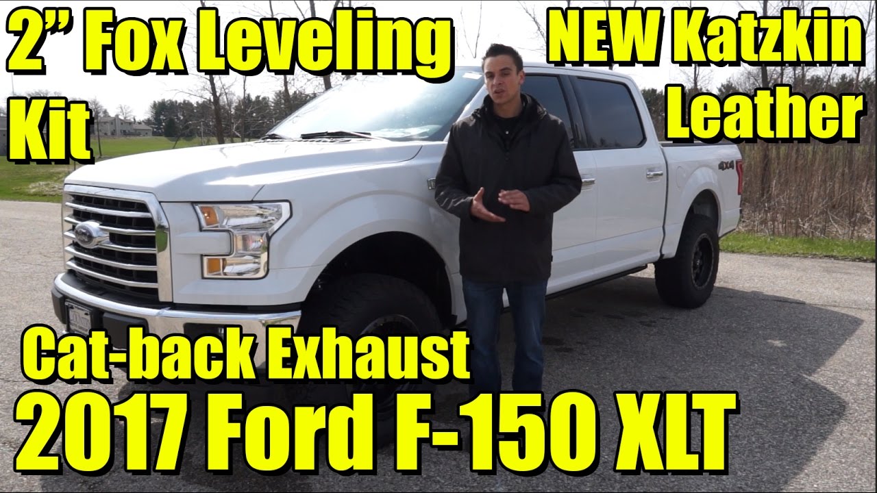 NEW PACKAGE! Custom 2017 Ford F-150!  Fox Leveling Kit for F150, Katzkin Leather, Exhaust, and more!
