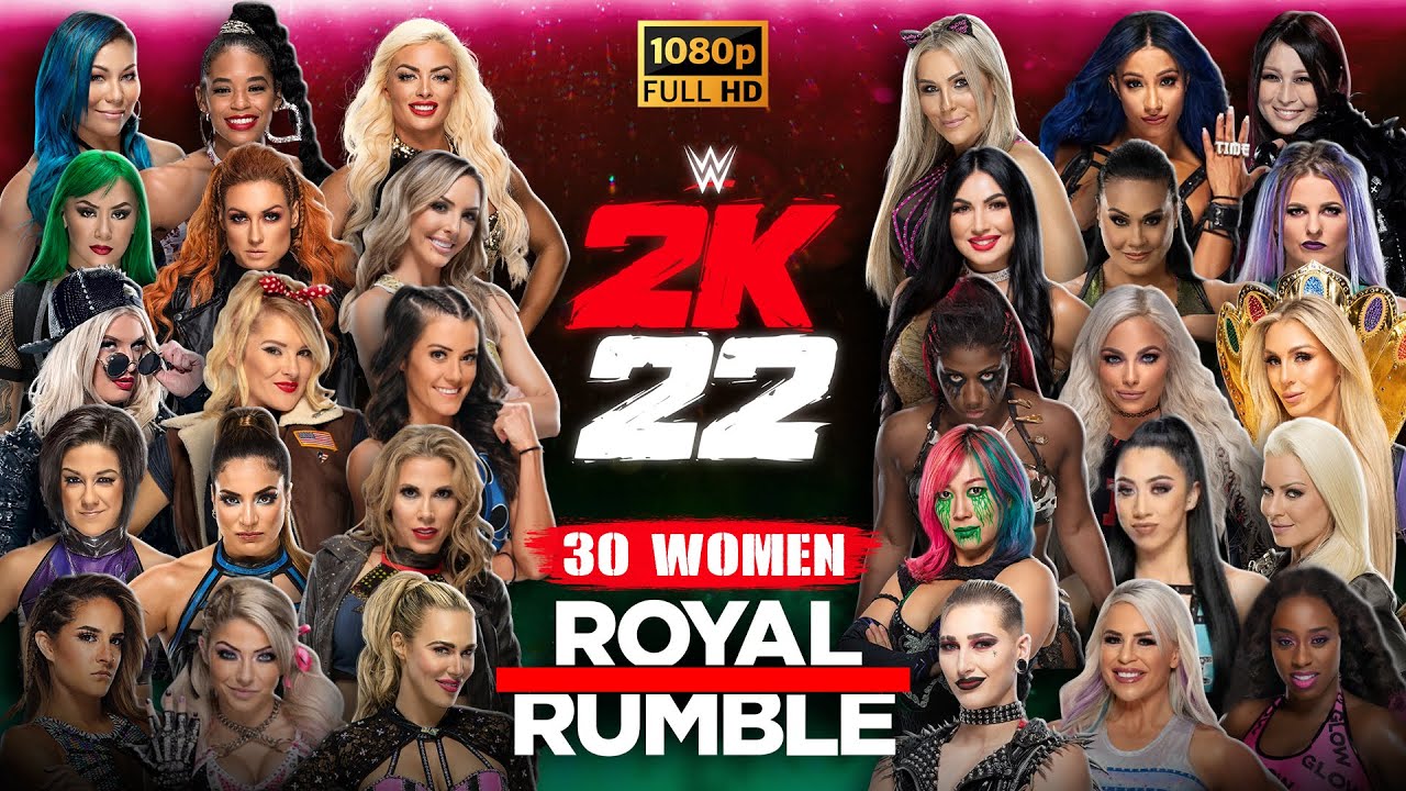 WWE 2K22 Royal Rumble Women Gameplay 01