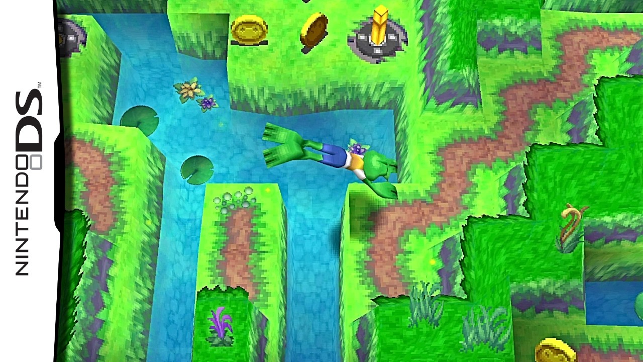 Frogger: Helmet Chaos (DS) | HD-геймплей | RetroArch 1.21.0