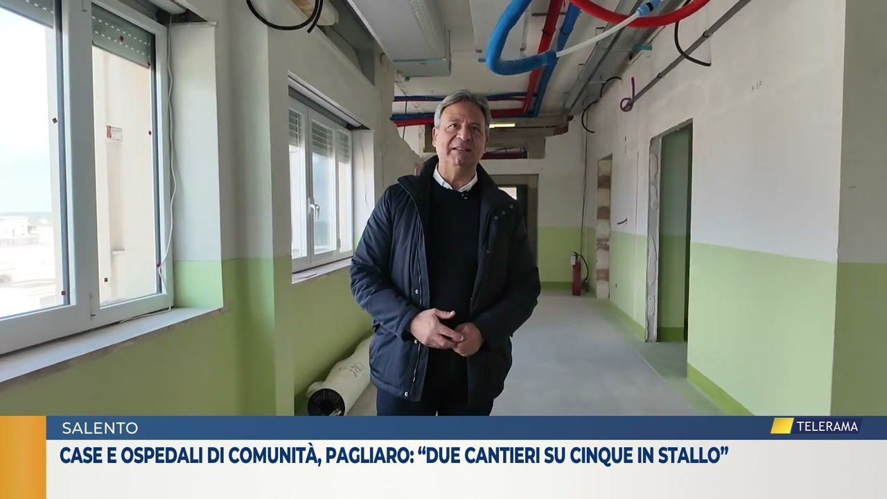 Case e ospedali di comunità, Pagliaro: “Due cantieri su cinque in stallo”