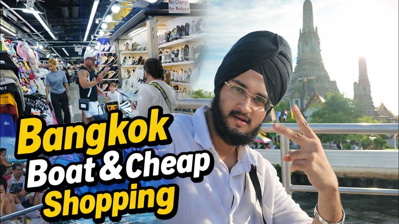 This Boat Ride in Bangkok Was AMAZING! 😍 + Cheap Shopping Haul