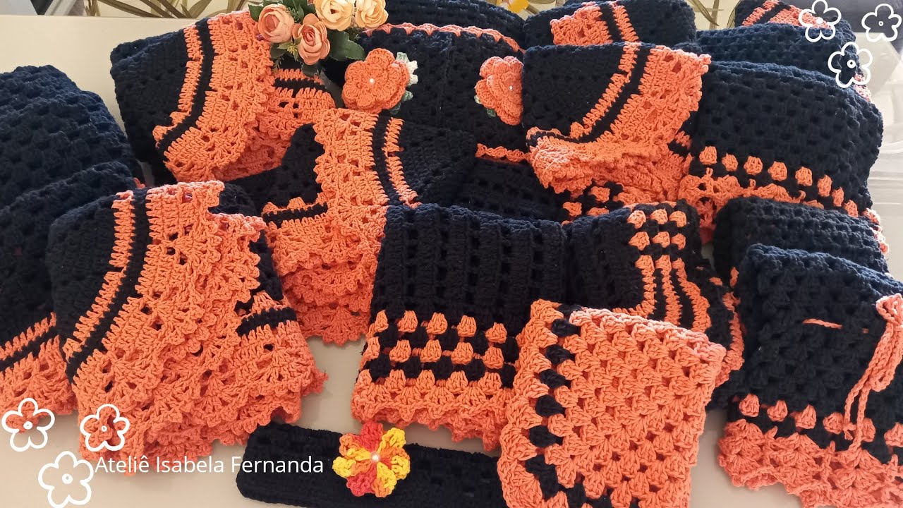 A Maior Encomenda Que Já Fiz 25 Peças de Crochê Falei Valor de Tudo