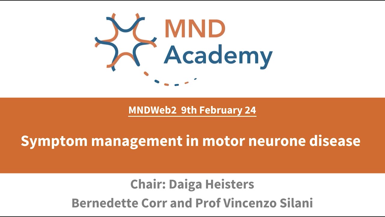MND Academy - Symptom management in motor neurone disease
