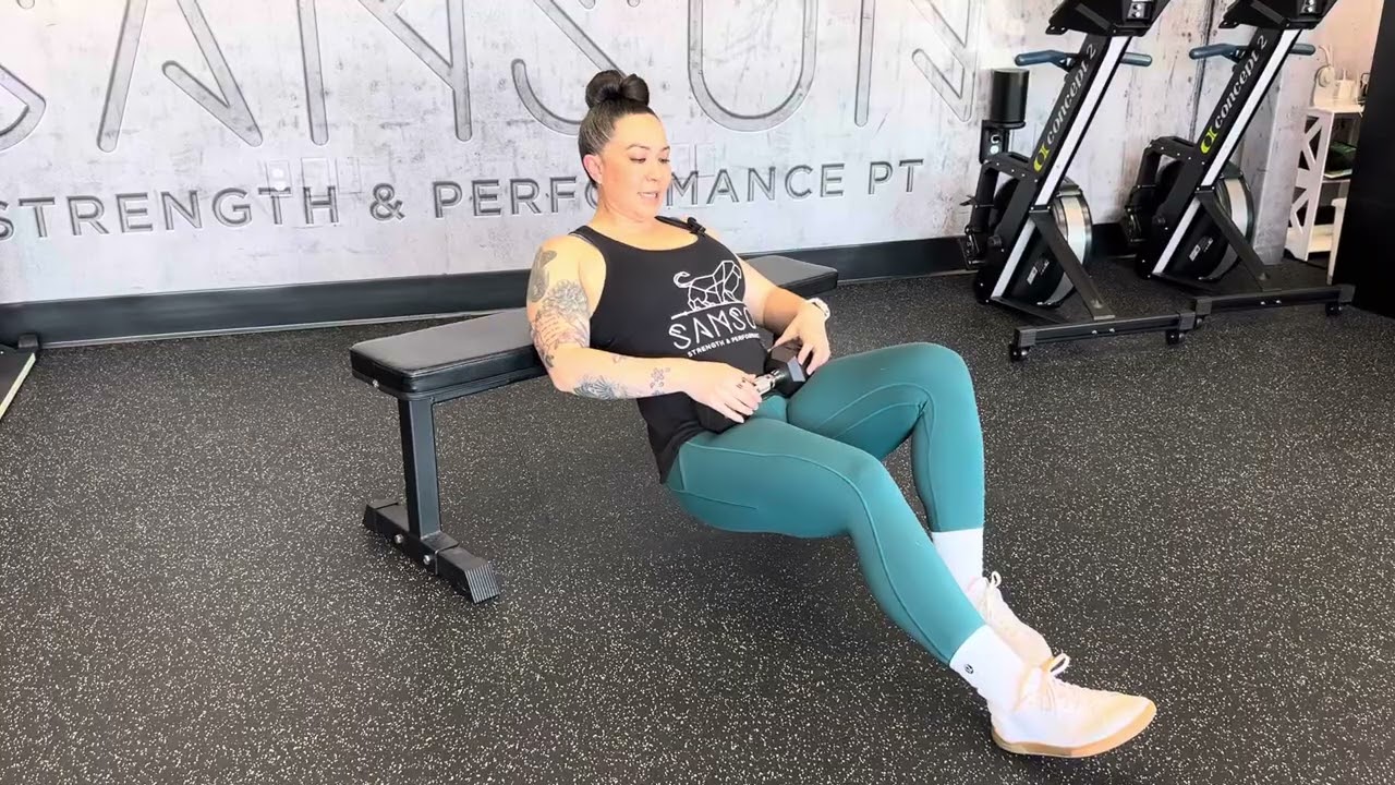 Dumbbell B Stance Hip Thrust