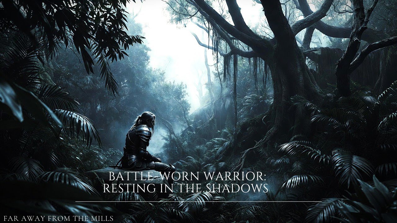 Dark Fantasy Music for Gaming, Reading & Study - Battle-Worn Warrior: Resting in the Shadows