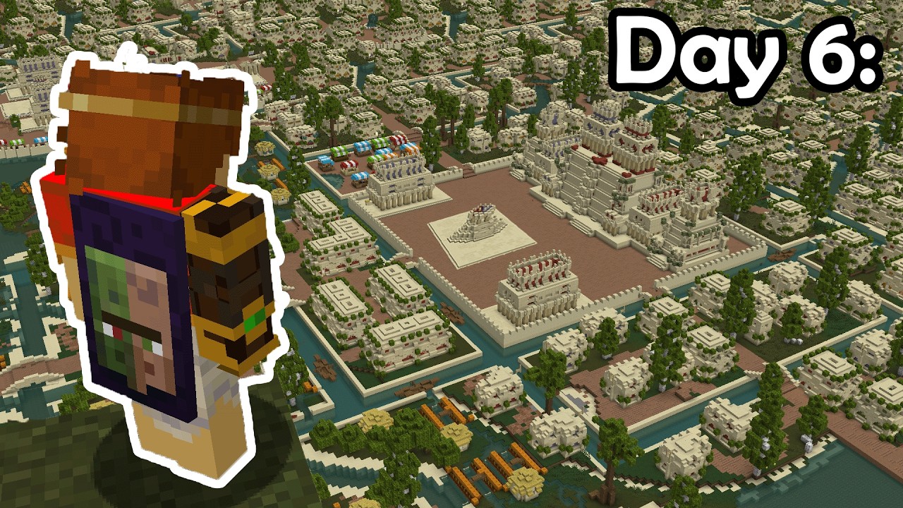 Построим империю ацтеков в Minecraft за 7 дней