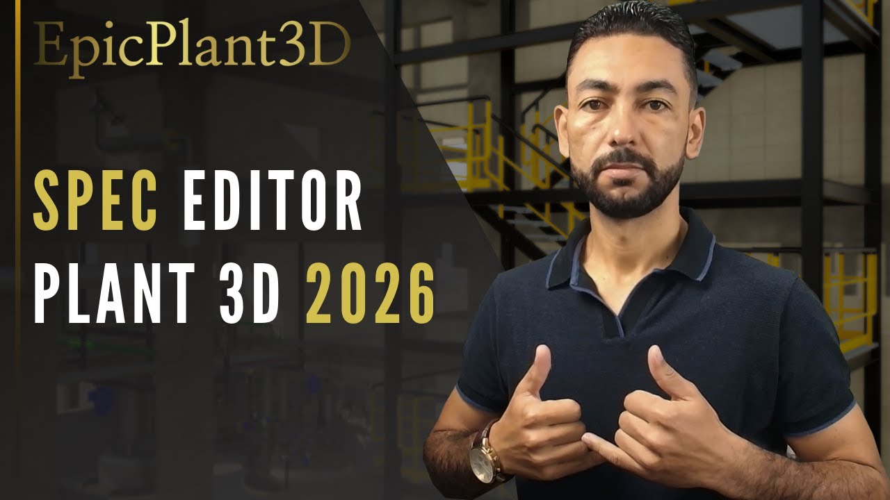 Spec editor Autocad Plant 3D 2026