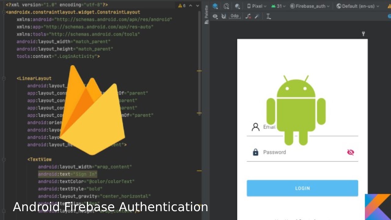Complete firebase authentication tutorial - Firebase Authentication in Android