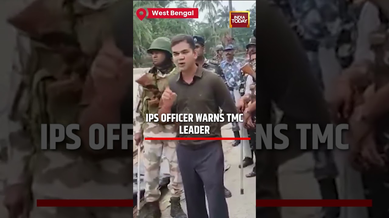 High Drama in Bengal Polls | Officer vs TMC Candidate #bengalpolitics #bengalelections #tmc #ips