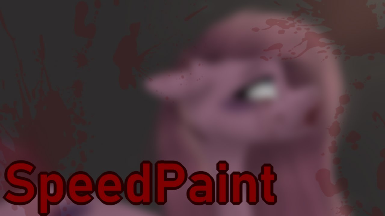 MLP SpeedPaint - Zombie Pinkamina [TW GORE]