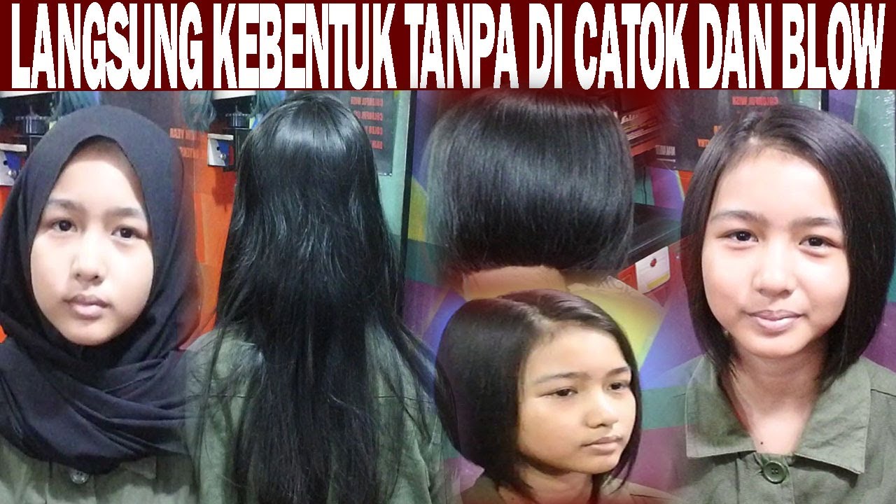 Model Guntingan yang gak perlu dicatok atau di blow