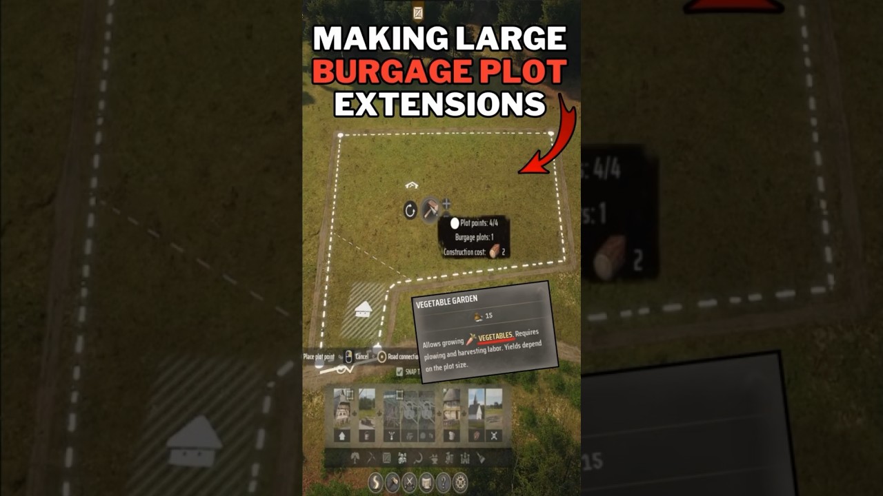 Easily make large Veggie Gardens & Orchards in Manor Lords using this technique #manorlords