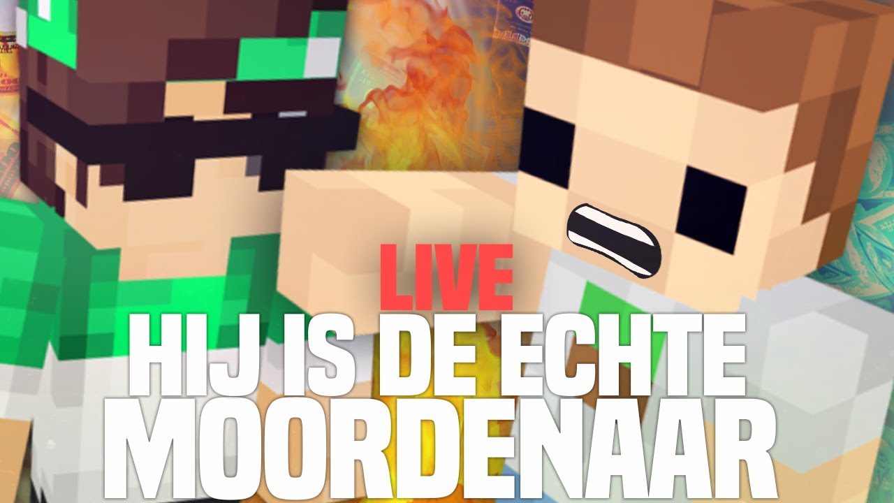 HIJ IS DE ECHTE MOORDENAAR!! MINETOPIA & MINIGAMES LIVE!