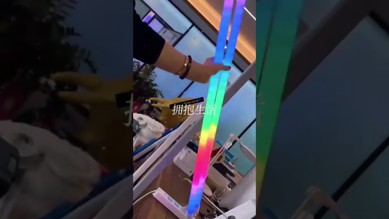 Rgb Pixel Led Tube with multi mode #rgblights #pixelled #2025 #rgbstrip #automobile #led #trending