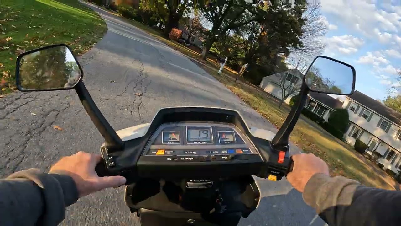 Honda Elite 250 Ride Around the Block Fall 2023