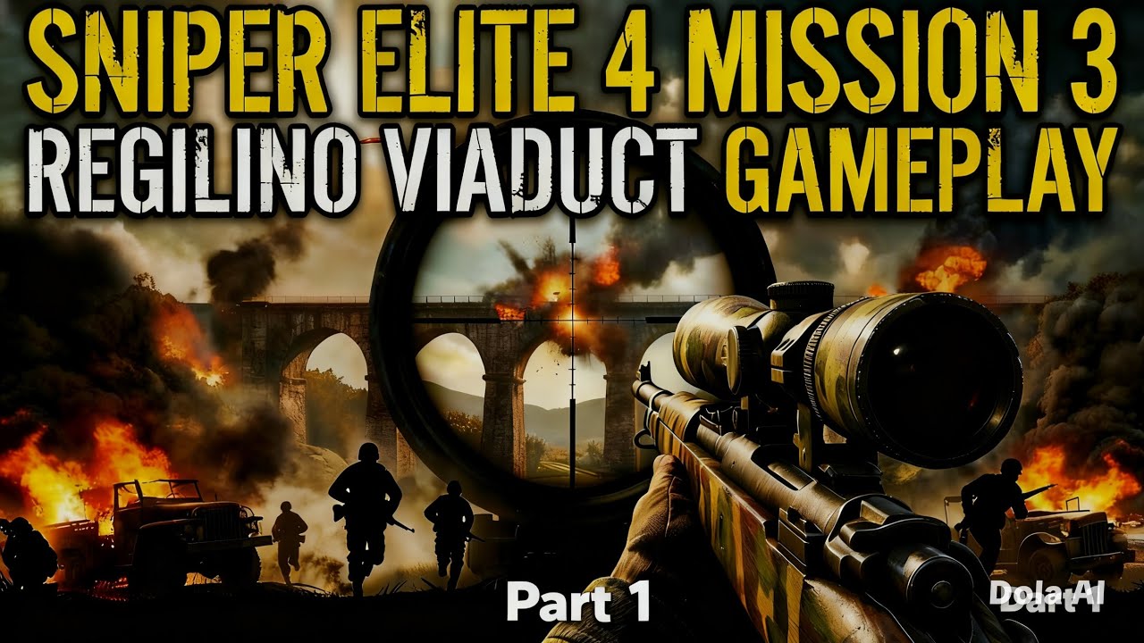 Sniper Elite 4 Regilino Viaduct Mission 3 Gameplay Part 1