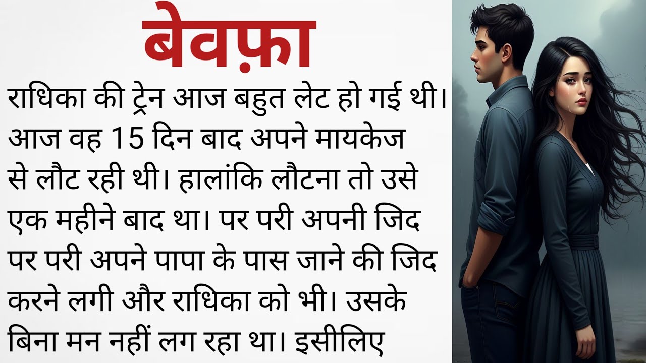 बेवफा–मुस्कुराहट के पीछे का सच | Love Was Real, he Was Not | Heart Touching 