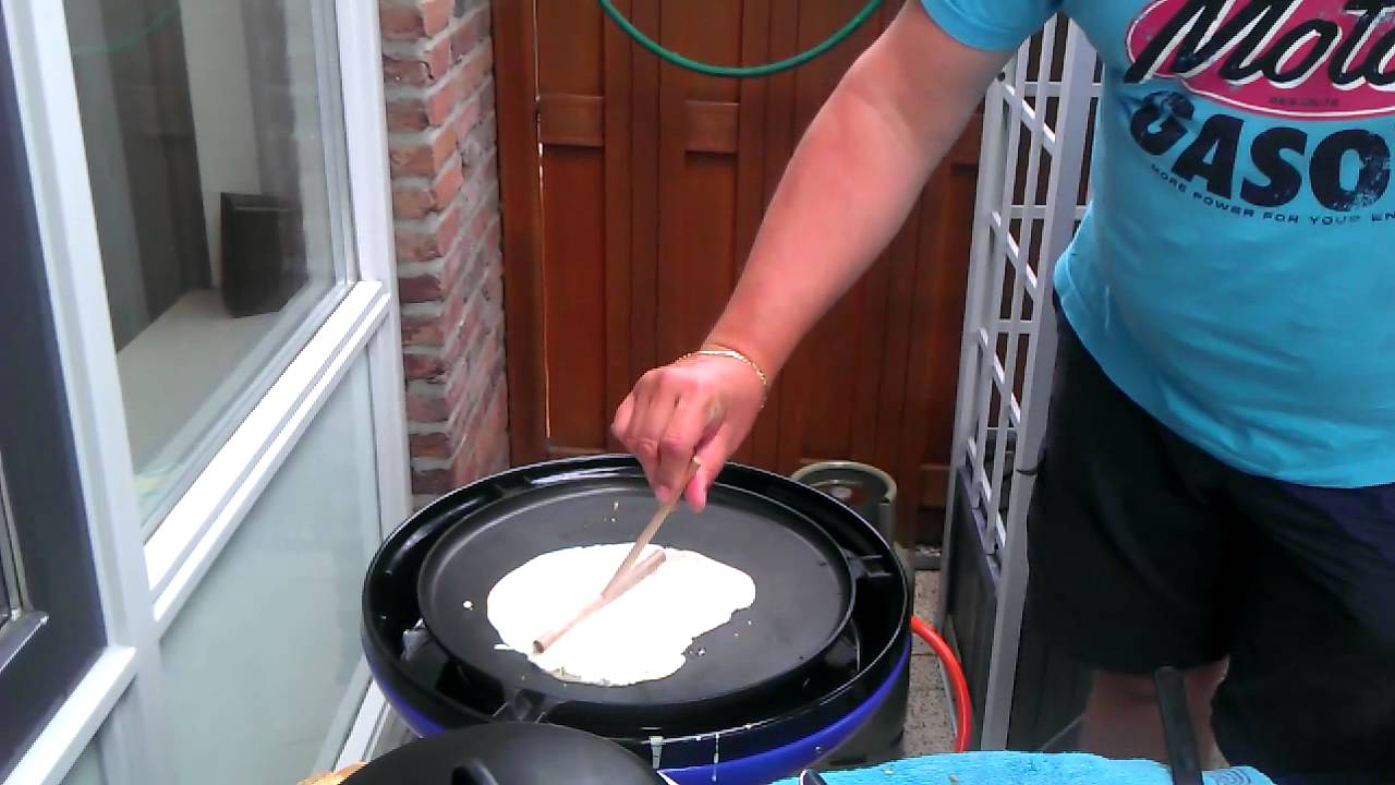 Workshop pannenkoeken bakken op de skottel