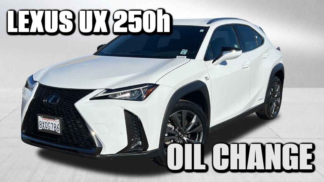 Oil Change - Lexus UX 250h - The Basics