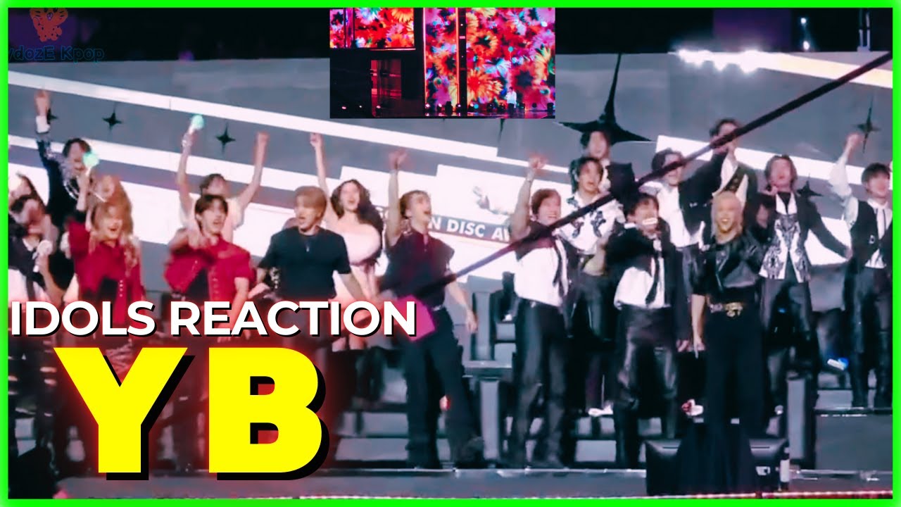 ENHYPEN STRAY KIDS TXT STAYC Reaction YB Golden disc Awards 2024 JAKARTA