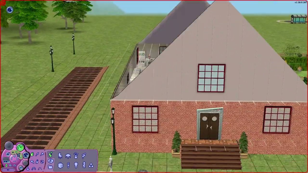 Sims 2 Speed Build Failed 🙄😫Laundromat & house/clicking sounds 🎶#fypシ #sims2build #gaming