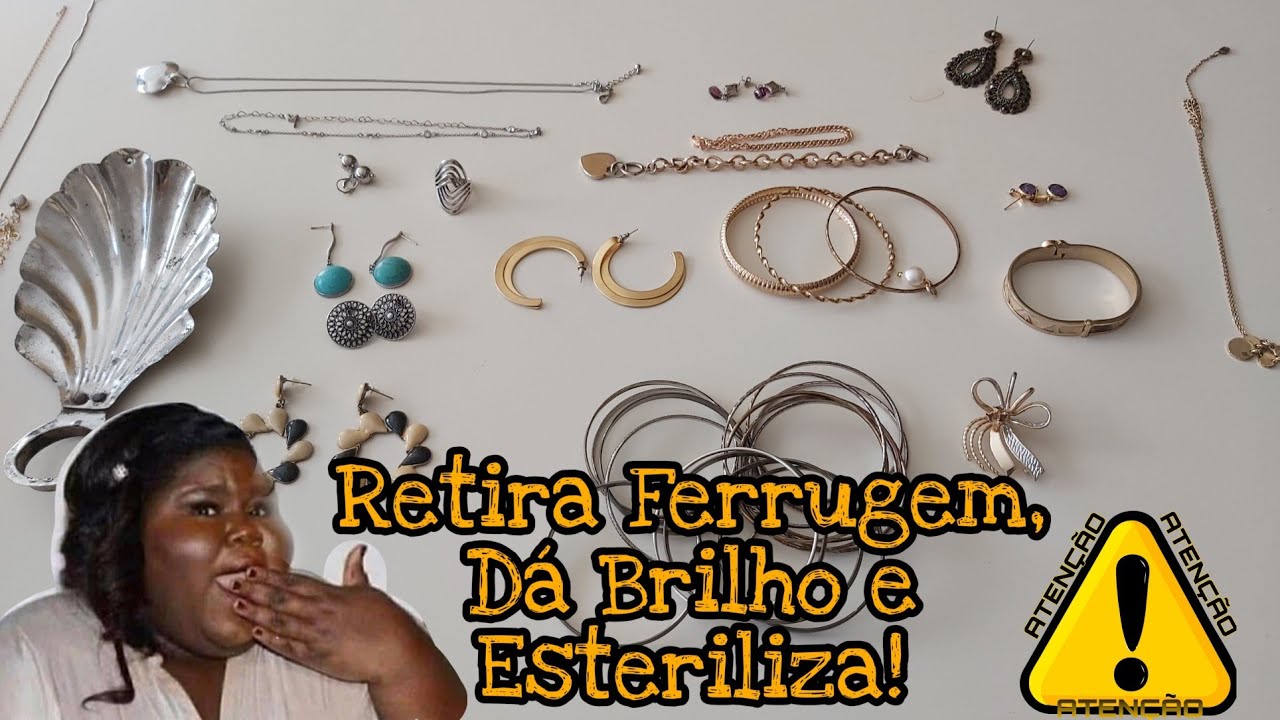 Não Jogue Fora Suas Bijuterias,Prata ou Alumínio com Ferrugem Fora Antes de Assistir Esse Vídeo! ⚠️