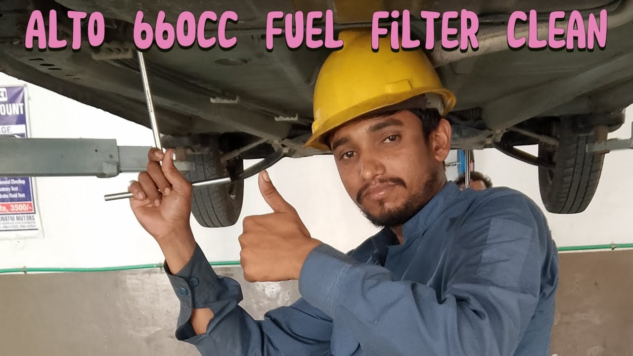 suzuki alto fuel filter clean 🚗