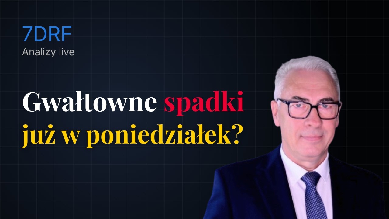 Gwałtowne spadki na giełdach już w poniedziałek?