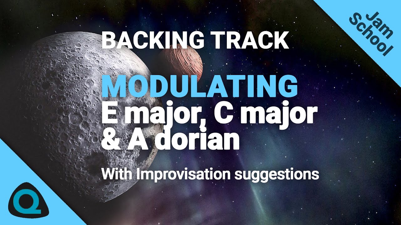 BACKING TRACK –Modulating E major, C major or C lydian & A Dorian