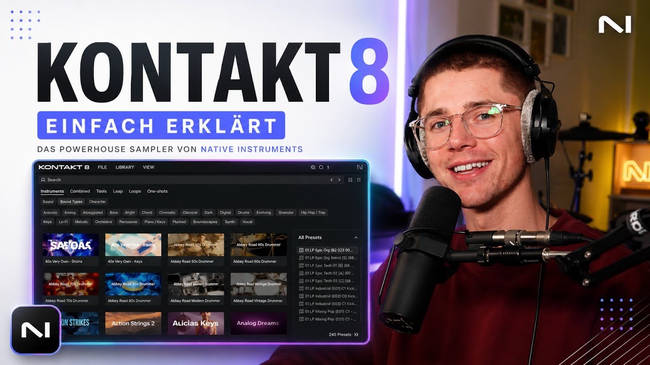 Wie funktioniert Kontakt 8? - Plugins einfach erklärt