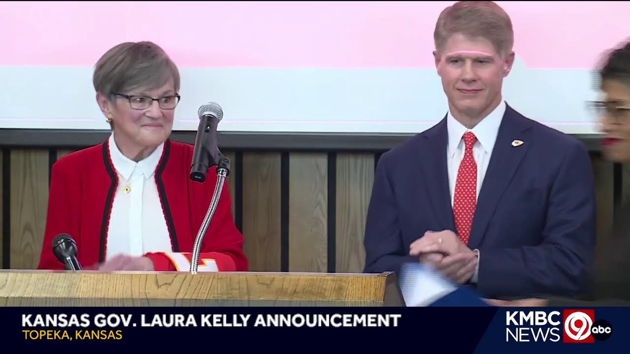 The Kansas City Chiefs are moving to Kansas, Gov. Laura Kelly announces