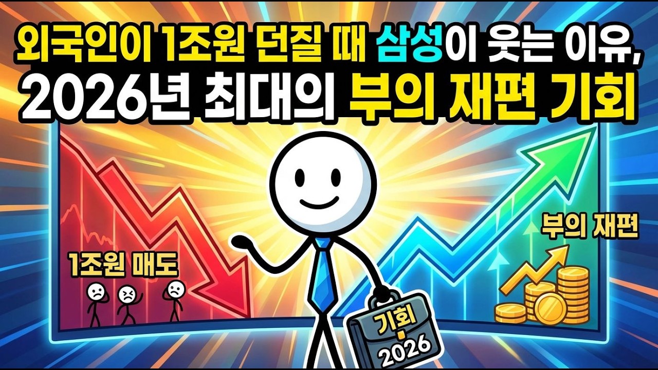 외국인이 1조원 던질 때 삼성이 웃는 이유, 2026년 최대의 부의 재편 기회