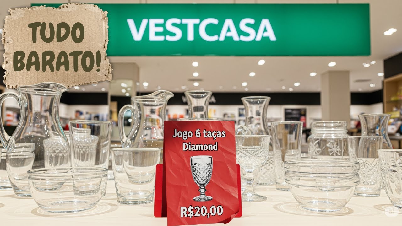 🔥 URGENTE! A Megaloja da VESTCASA está com OFERTAS INACREDITÁVEIS agora no memio de 2025, CONFIRA!