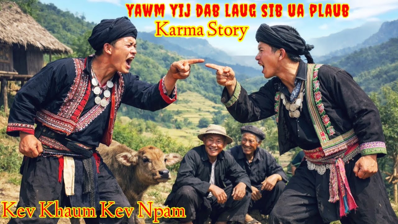 Kev khaum kev npam - Yawm Yij Dab Laug Ua Plaub Sib Txeeb Nyuj. Karma. 21/3/2026.