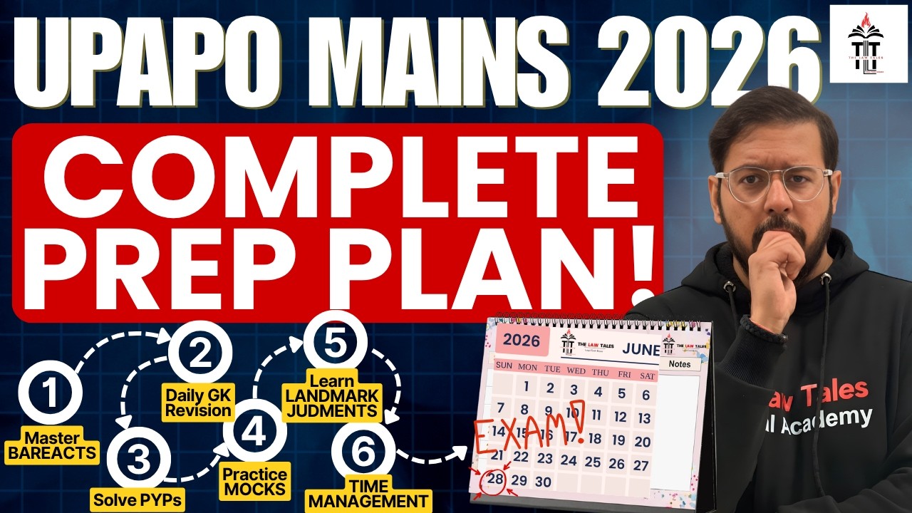 UP APO Mains 2025-26: Complete Prep Plan That Actually Works! By Shubham Sir!