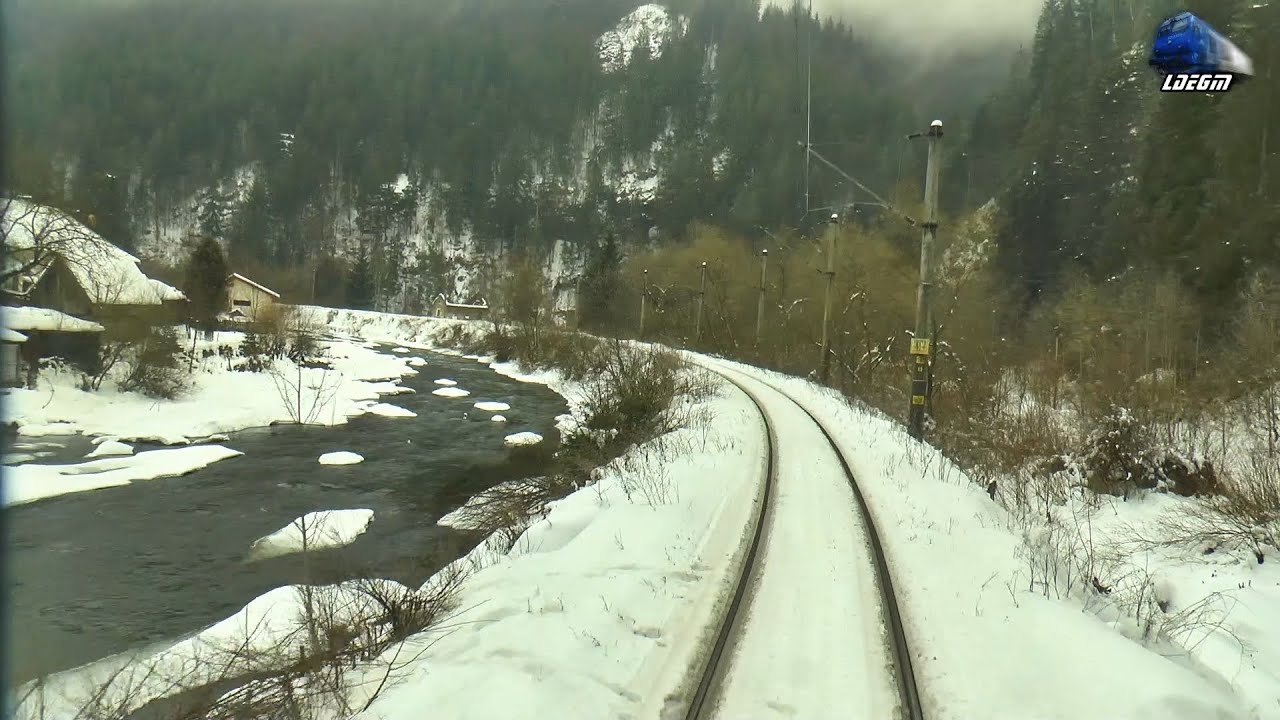 Train RearView Siculeni-Izvorul Oltului-Gheorgheni-Toplița-Deda - 11 February 2022