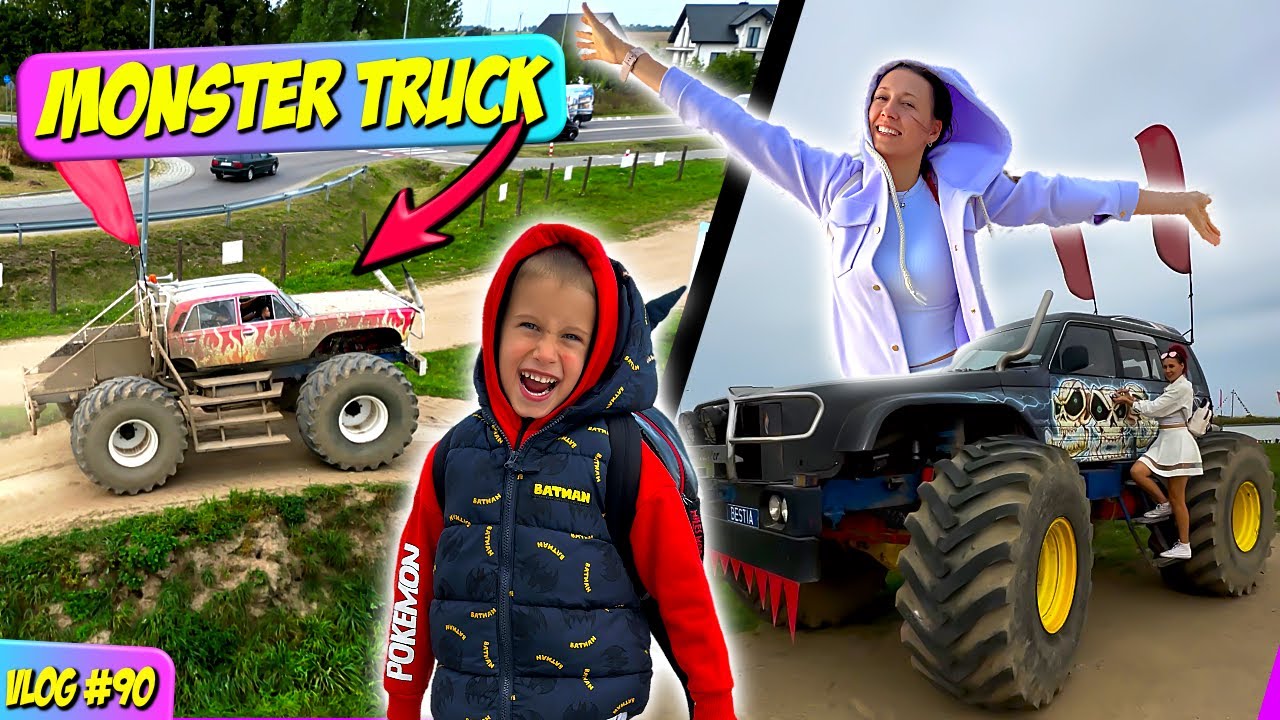MIKOŁAJ na MONSTER TRUCK 🚘 szaleństwo na Gokartach 🚖  Marivo Vlog #90