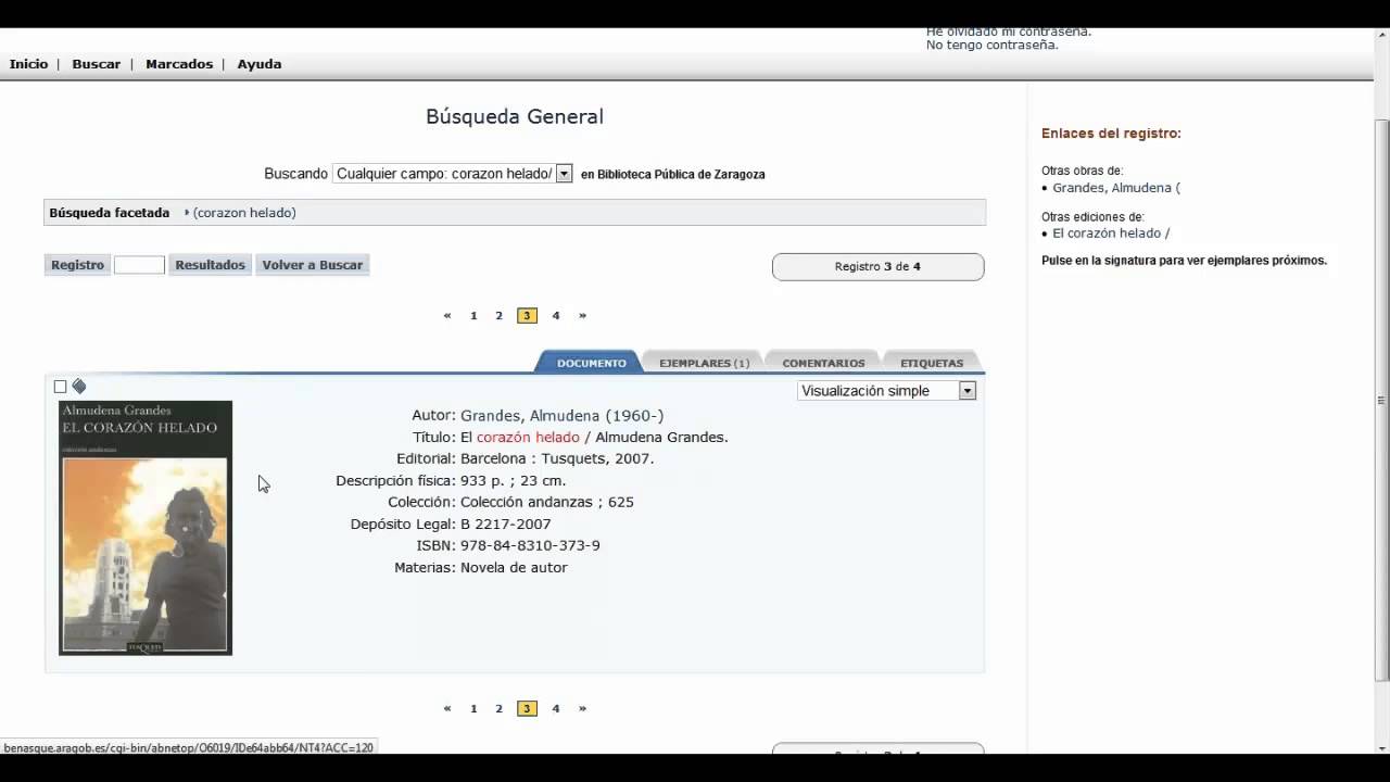 Búsqueda - Catálogo Red de Bibliotecas de Aragón
