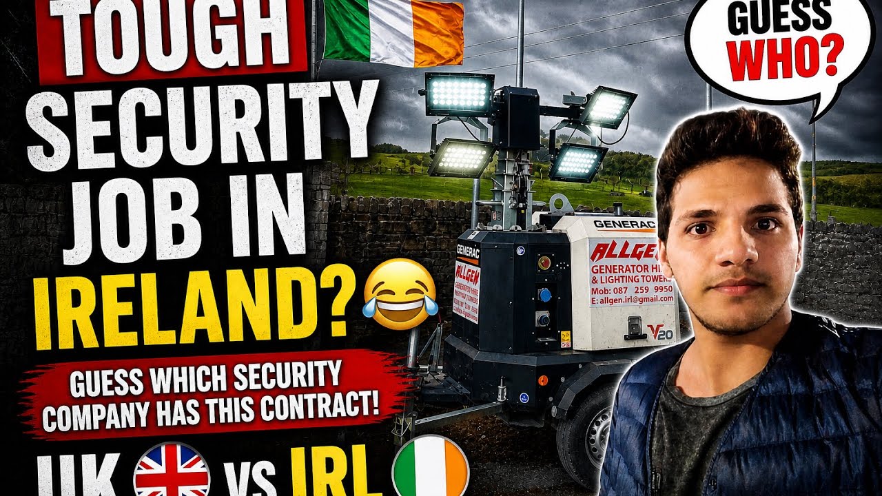 Tough Security Job in Ireland? 😂 UK vs IRL | Guess the Company!