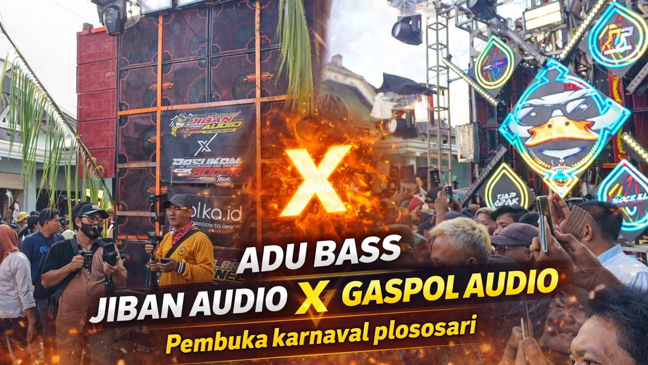 Adu Tendangan BASS‼️JIBAN & GP AUDIO Pada Pembuka Karnaval Plososari Mojokerto 2026