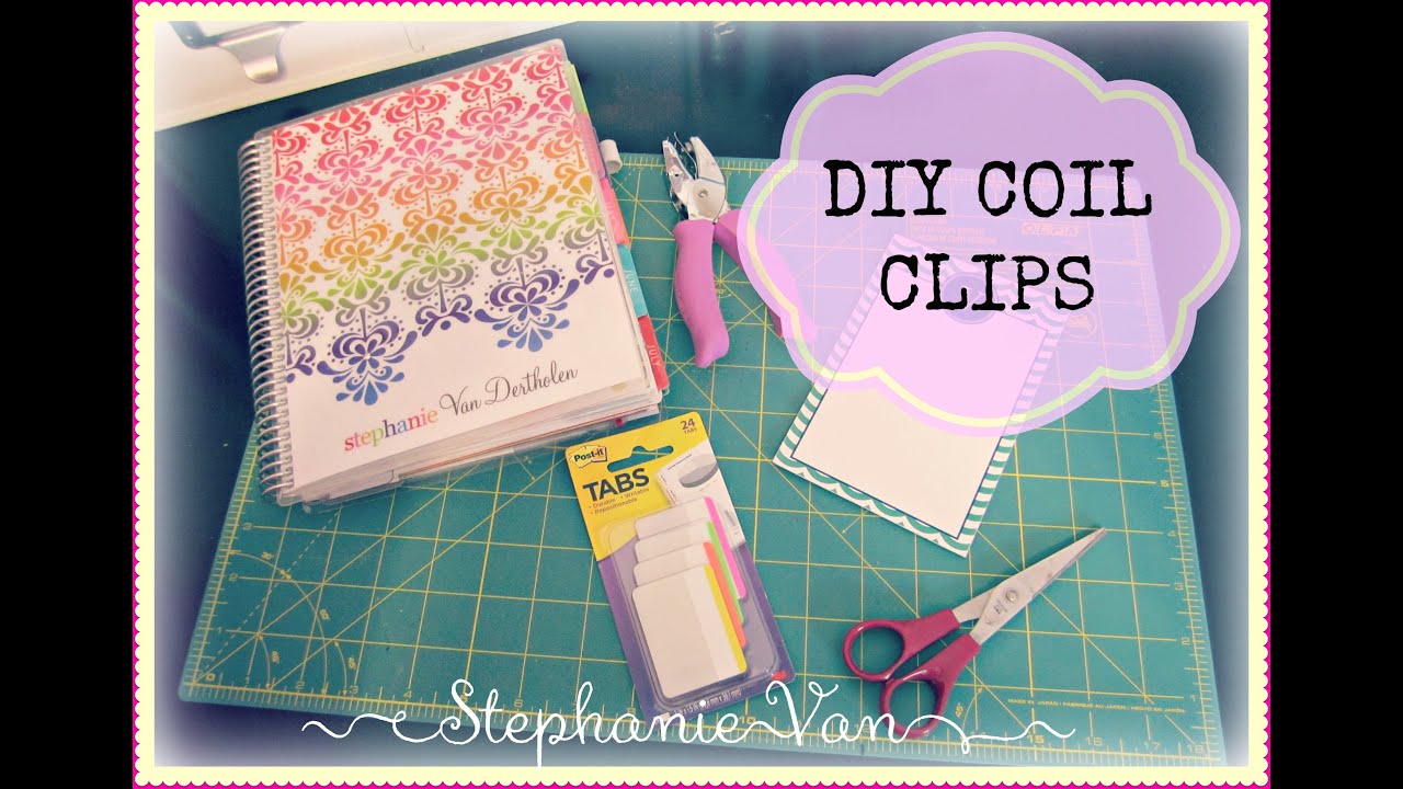 PLAN WITH VAN | Make Your Own Coil Clips for your Erin Condren Life Planner