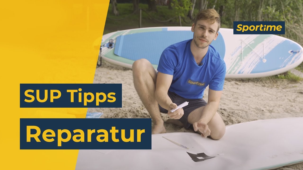 Anleitung: Wie repariert man ein Loch in einem aufblasbaren SUP Board richtig? iSUP Reparatur
